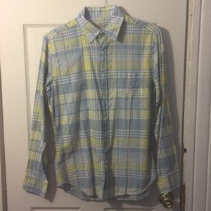 Quality woven plaid shirt